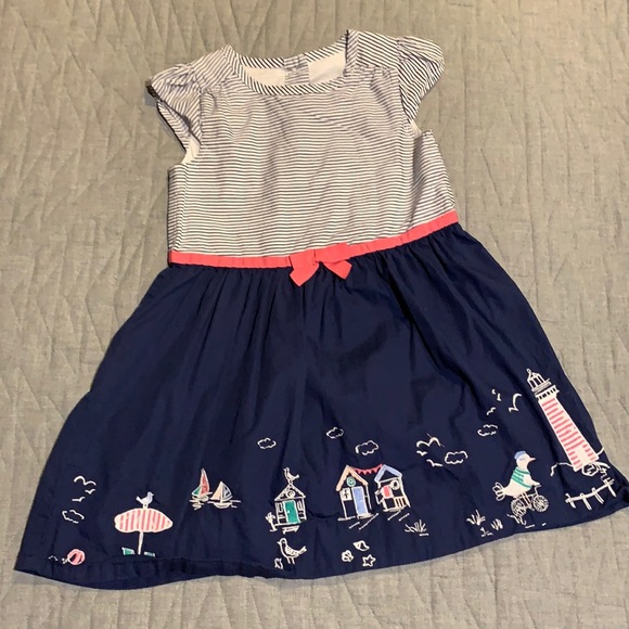 Girl’s coastal dress. Size 5T